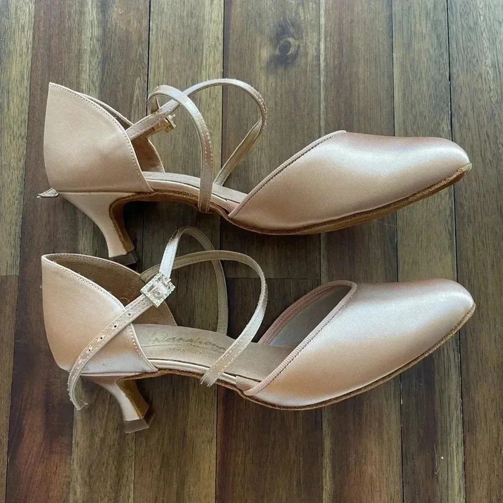 International Dance Shoes satin 2” heel - Picture 4 of 12